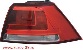 Задний фонарь Volkswagen Golf 2012-/красный/правый/