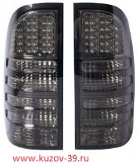 Задние фонари Toyota Hilux 2004-2011/тюнинг/LED/темные/