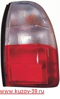 Задний фонарь Mitsubishi L200 1995-2002/правый/бело-красный/