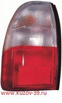 Задний фонарь Mitsubishi L200 1995-2002/левый/бело-красный/